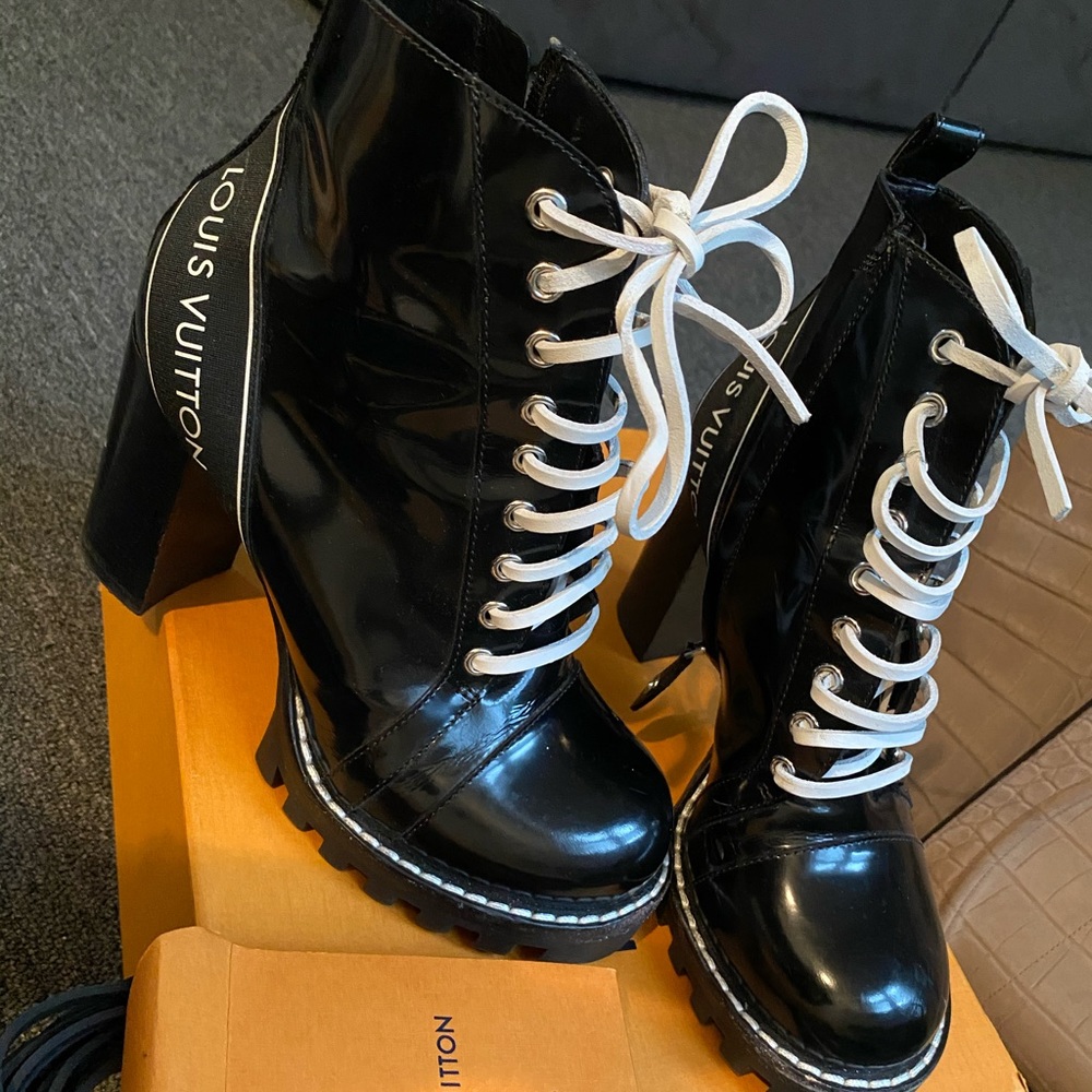 Louis Vuitton limited edition star trail boots